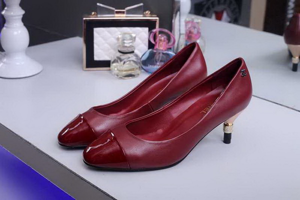 CHANEL Shallow mouth kitten heel Shoes Women--002